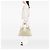 Borsa Fendi Etniko Du Jour in pelle bianca, Large Bianco - vista 7