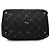 Borsa da viaggio in nylon Chanel Black Old Travel Line Nero - vista 3