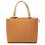 Tote in pelle marrone Burberry Caramello