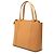 Tote in pelle marrone Burberry Caramello - vista 2