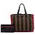 Fendi Brown Pequin Canvas Simply Shopping Tote Braun - Ansicht 7