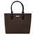 Burberry Tote aus braunem Leder Dunkelbraun