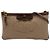 Borsa a Spalla Prada Beige Canvas Canapa Logo Bow