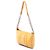 Pochette Fendi Yellow Pleated Nubuck FF Chain Amarillo Mostaza - vista 2
