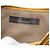 Pochette Fendi Yellow Pleated Nubuck FF Chain Amarillo Mostaza - vista 5