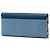 Portafoglio con catena Miu Miu Blue Bicolor in capra Madras Blu chiaro - vista 2