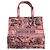 Dior Tote Bag Dioriviera in Tela Rosa Nero