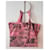 Dior Tote Bag Dioriviera in Tela Rosa Nero - vista 3