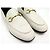 MOCASSINI GUCCI BIT 414998 PELLE CREMA 39.5 IT 40 FR Crudo - vista 11