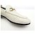 MOCASSINI GUCCI BIT 414998 PELLE CREMA 39.5 IT 40 FR Crudo - vista 14
