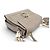 Chloé NUOVA BORSA A MANO CHLOE TESS IN PELLE GRAIN GRIGIA A SPALLA Grigio - vista 4