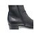 STIVALETTI SAINT LAURENT VLAD 802358 IN PELLE NERA TAGLIA 45 NUOVI Nero - vista 14