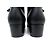 STIVALETTI SAINT LAURENT VLAD 802358 IN PELLE NERA TAGLIA 45 NUOVI Nero - vista 5