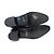 STIVALETTI SAINT LAURENT VLAD 802358 IN PELLE NERA TAGLIA 45 NUOVI Nero - vista 8