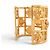BRACCIALE VINTAGE CHANEL MANCHETTE CAGE CAMELIAS IN METALLO DORATO GOLD BANGLE CUFF D'oro - vista 4