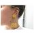 ORECCHINI CHANEL MEDAILLON CC PENDANT CHARM TIMELESS CLIPS D'oro - vista 10
