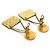 ORECCHINI CHANEL MEDAILLON CC PENDANT CHARM TIMELESS CLIPS D'oro - vista 5