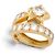 Autre Marque ANILLO STELLA CADENTE DIAMANTI 3.5CT 54 ORO GIALLO 18K 10.17G D'oro