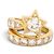 Autre Marque ANILLO STELLA CADENTE DIAMANTI 3.5CT 54 ORO GIALLO 18K 10.17G D'oro - vista 2