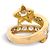 Autre Marque ANILLO STELLA CADENTE DIAMANTI 3.5CT 54 ORO GIALLO 18K 10.17G D'oro - vista 4