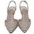 Manolo Blahnik Carolyne spitze Slingback-Pumps aus beigem Canvas - Ansicht 2