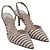Manolo Blahnik Carolyne spitze Slingback-Pumps aus beigem Canvas - Ansicht 3