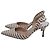Manolo Blahnik Carolyne spitze Slingback-Pumps aus beigem Canvas - Ansicht 4