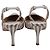 Manolo Blahnik Carolyne spitze Slingback-Pumps aus beigem Canvas - Ansicht 5