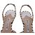 Manolo Blahnik Carolyne spitze Slingback-Pumps aus beigem Canvas - Ansicht 6