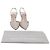 Manolo Blahnik Carolyne spitze Slingback-Pumps aus beigem Canvas - Ansicht 9