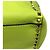 Borsa Tote Valentino Garavani Medium Rockstud Double Handle in pelle giallo neon - vista 12