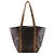 Louis Vuitton Sac Shopping Monogram Tote Bag Marrone