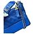 Chanel Gabrielle Borsa a Tracolla in Pelle Blu - vista 10