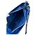 Chanel Gabrielle Borsa a Tracolla in Pelle Blu - vista 4