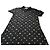 Courreges Courrèges Logo Polo-Kleid - Schwarz