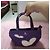 Courreges Courrèges Borsa Tote Viola con Cuori Porpora - vista 7