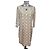 Autre Marque Vestido de seda estampado Nice Things by Paloma S. Beige