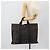 Hermès HERMES Her Line MM Handtasche Canvas Grau Silber Authentisch 181392 Braun - Ansicht 20