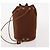 Hermès Borsa a Spalla HERMES Canvas 3 Set Gray Brown Auth BA12673 Marrone - vista 17