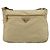 PRADA Schultertasche Nylon Beige Silber Auth 181130 - Ansicht 13