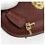 Borsa a Spalla Salvatore Ferragamo in Pelle Marrone Oro Auth BA12914 D'oro - vista 10