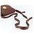 Borsa a Spalla Salvatore Ferragamo in Pelle Marrone Oro Auth BA12914 D'oro - vista 7