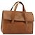 Borsa a mano LOEWE in pelle marrone oro Auth bs35163 D'oro