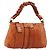 Chloé Borsa Chloe Eloise in Pelle Arancione Oro Auth bs35145 D'oro