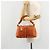 Chloé Borsa Chloe Eloise in Pelle Arancione Oro Auth bs35145 D'oro - vista 21