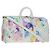 LOUIS VUITTON Borsa Keepall Bandouliere 50 Watercolor M45758 LV Auth 180337SAM Multicolore Monogramma