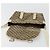 Borsa a Spalla GUCCI GG Canvas Beige Argento 145859 Auth 181188 - vista 10