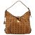 Borsa a tracolla MCM Vicetos Logogram PVC Marrone Oro Auth 179374A D'oro - vista 13