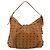 Borsa a tracolla MCM Vicetos Logogram PVC Marrone Oro Auth 179374A D'oro - vista 2