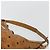 Borsa a tracolla MCM Vicetos Logogram PVC Marrone Oro Auth 179374A D'oro - vista 8